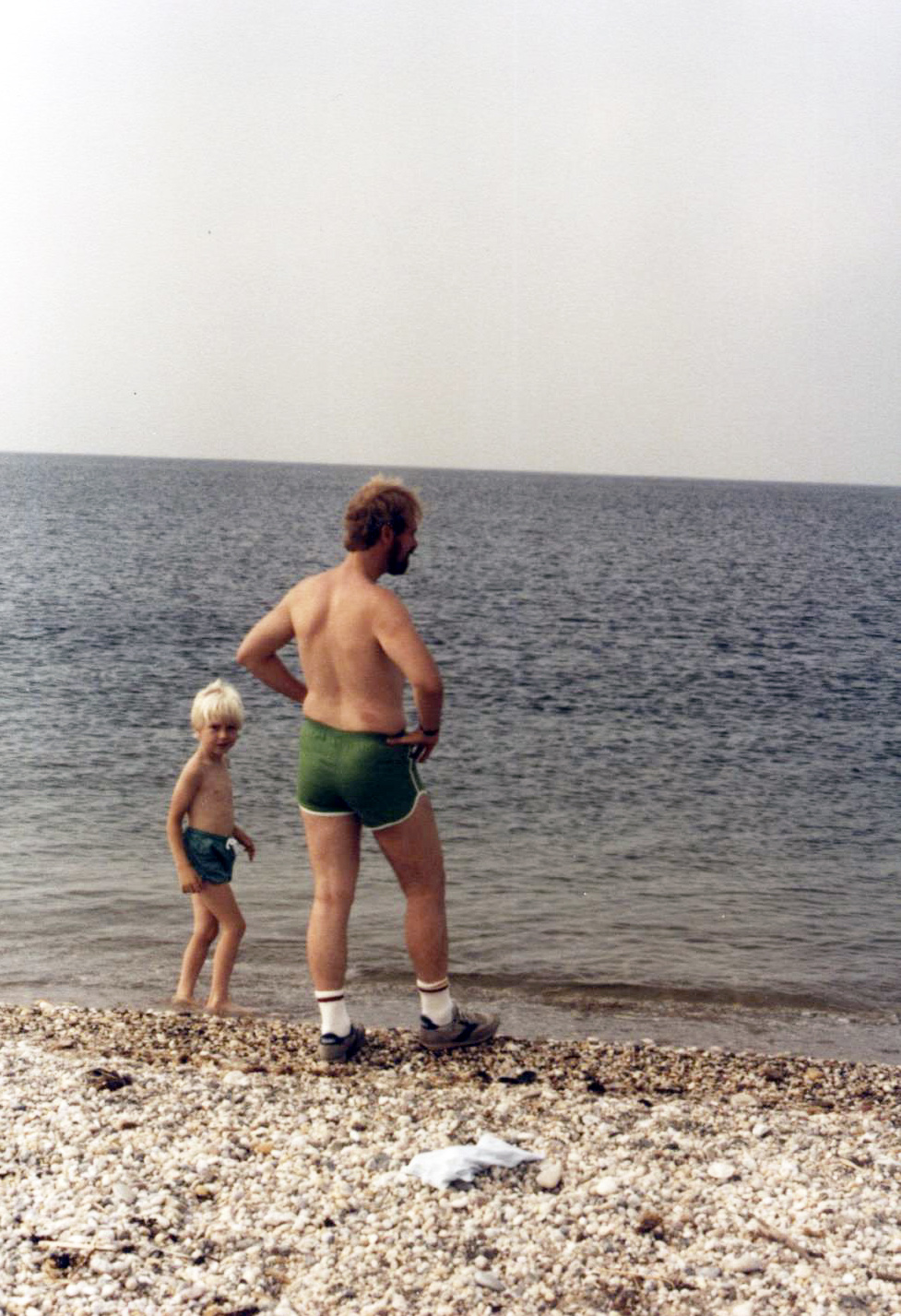 At the beach